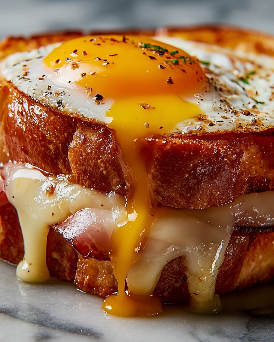 Air Fryer Cheesy Egg Toast Recipe - Recipe Image