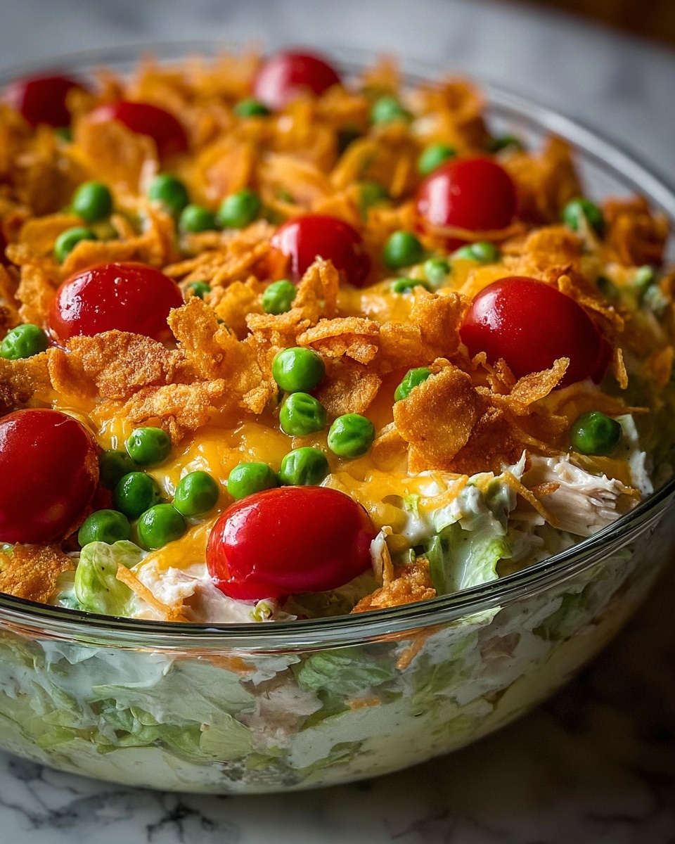 Crispy Hot Chicken Salad Casserole Recipe - Recipe Image