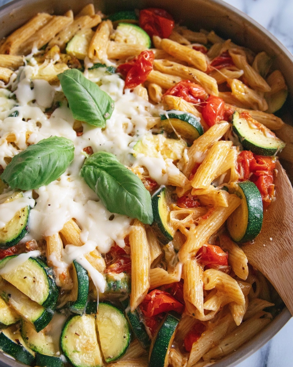 One Pot Veggie Pasta Recipe - Recipe Image