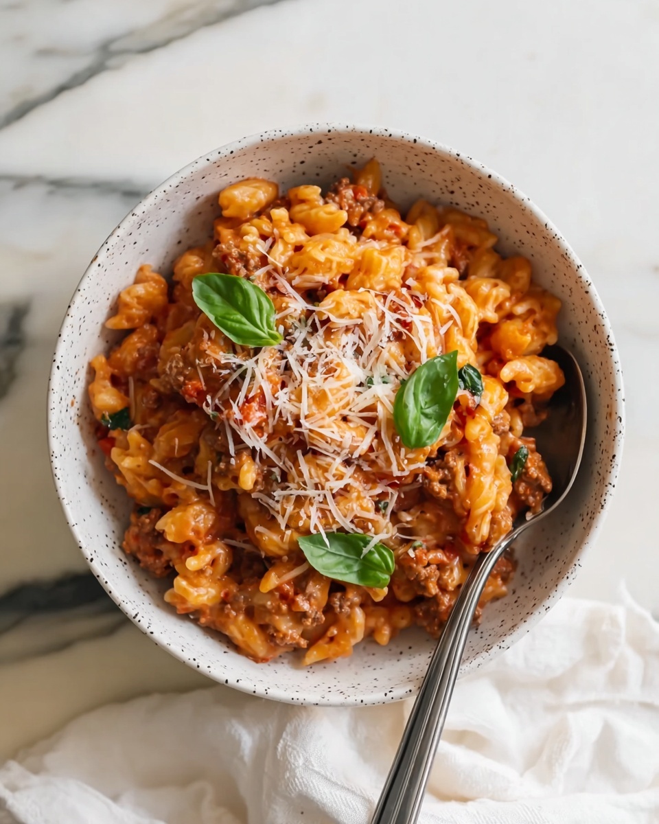 Ground Beef Orzo Skillet Recipe - Recipe Image
