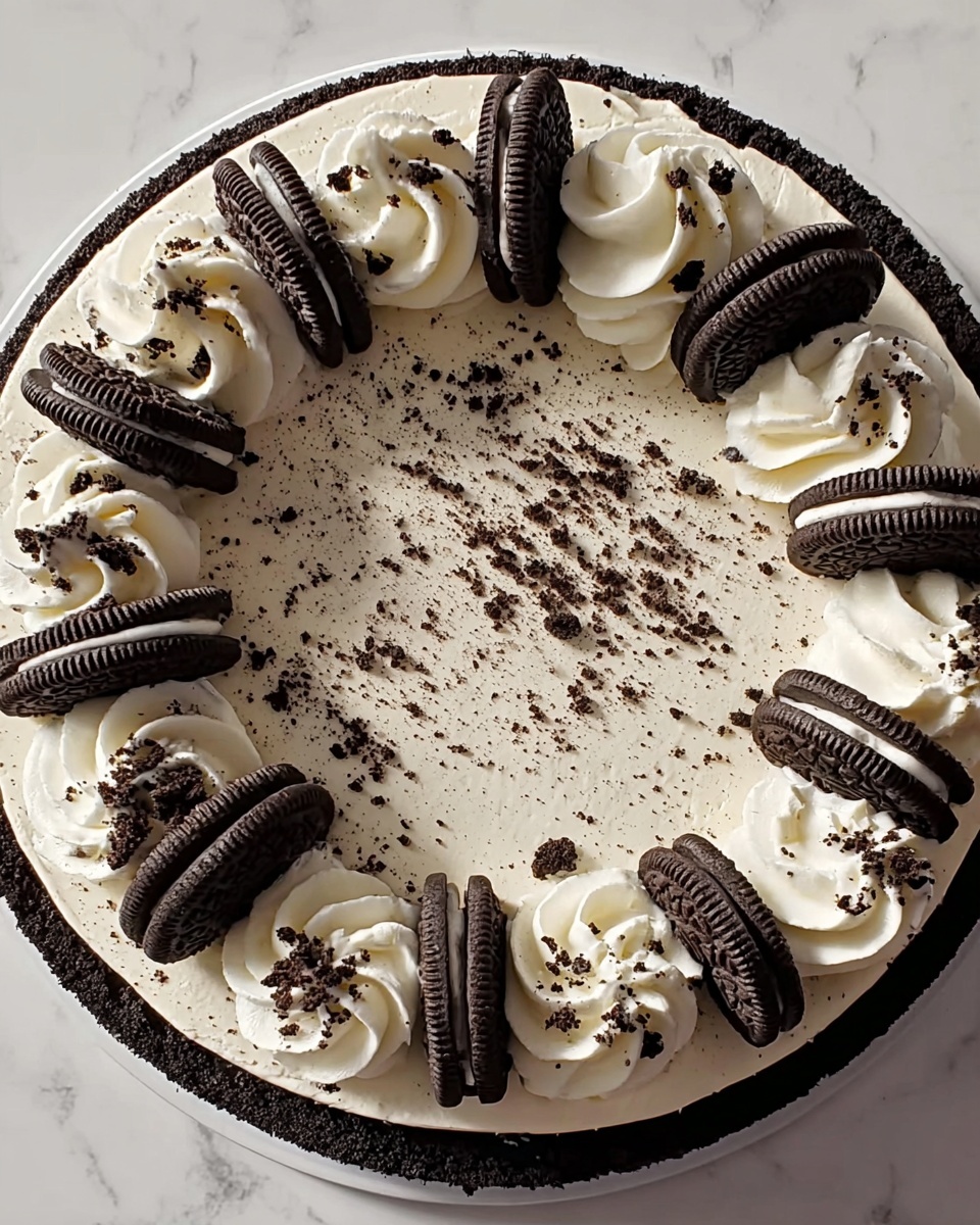 No-Bake Oreo Mud Pie Recipe - Recipe Image