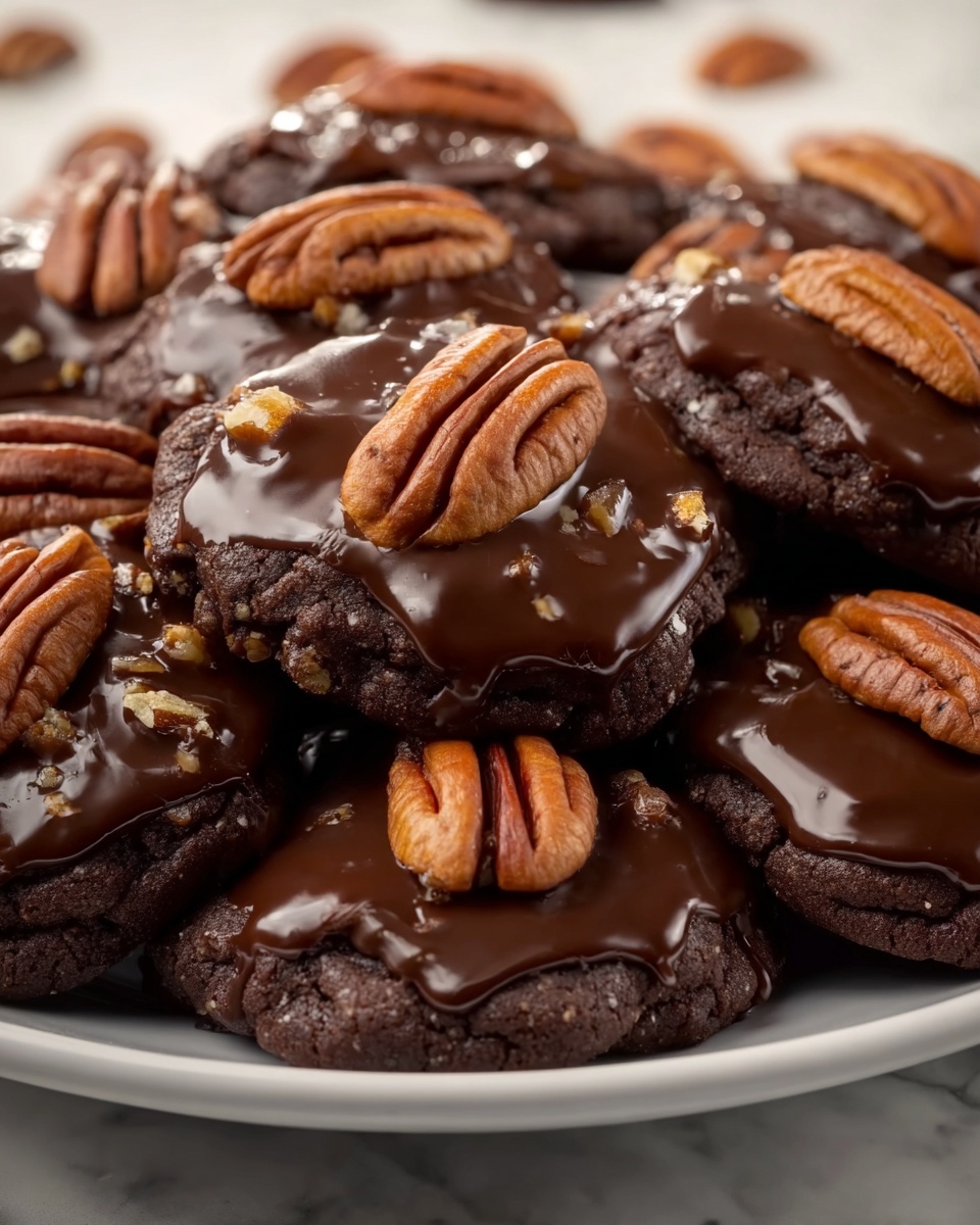 Turtle Candy with Pecans and Caramel Recipe - Recipe Image