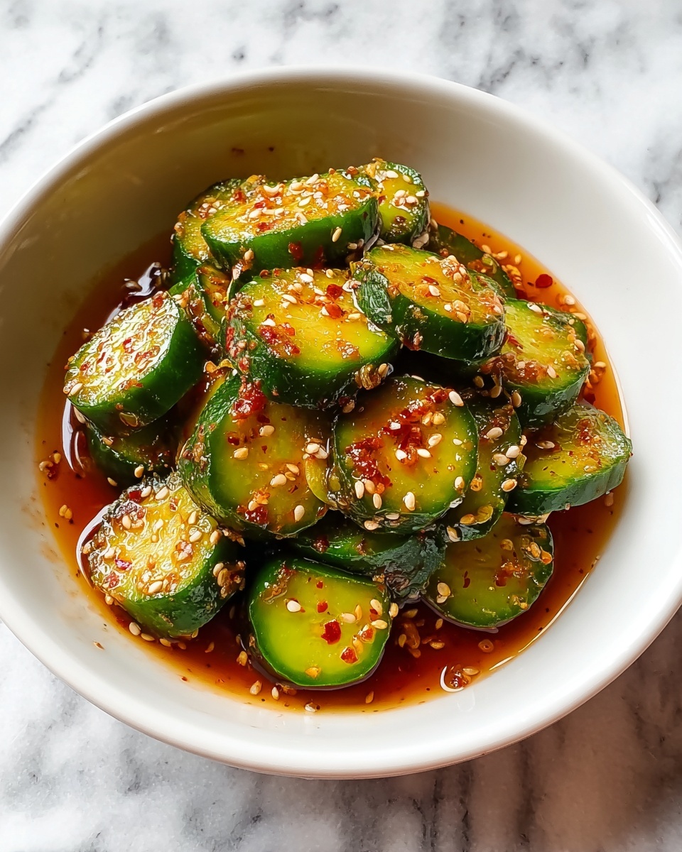 Easy Asian Cucumber Salad Recipe - Recipe Image