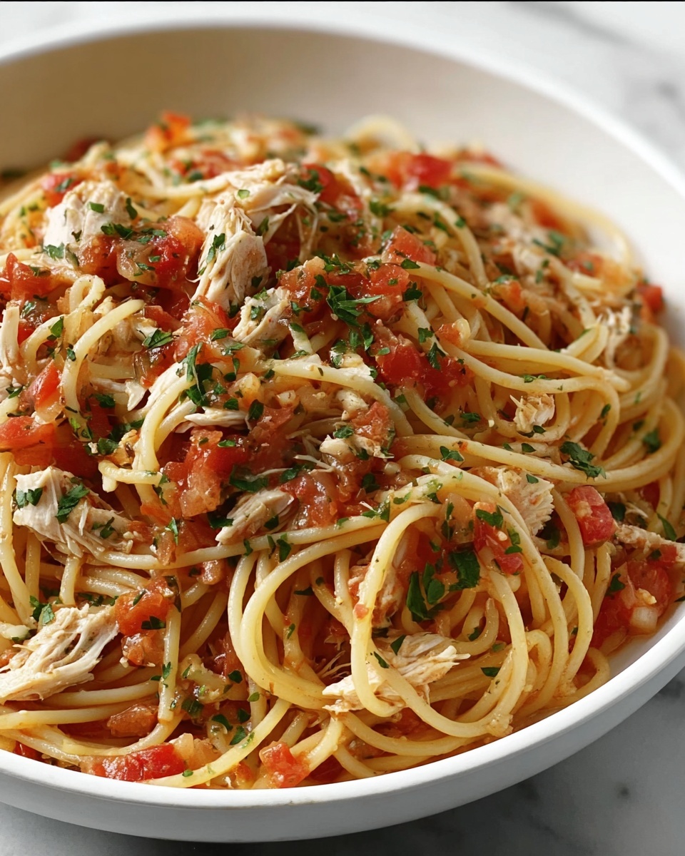 Creamy Chicken Spaghetti Bake Recipe - Recipe Image