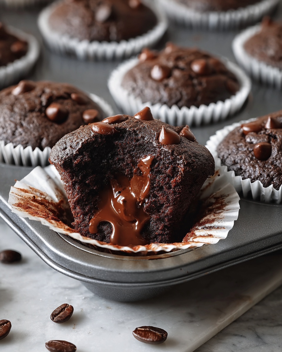 Double Chocolate Espresso Muffins Recipe - Recipe Image