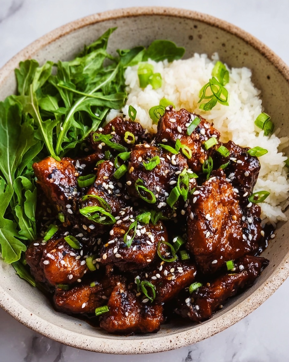 Air Fryer Asian-Glazed Boneless Chicken Thighs Recipe - Recipe Image