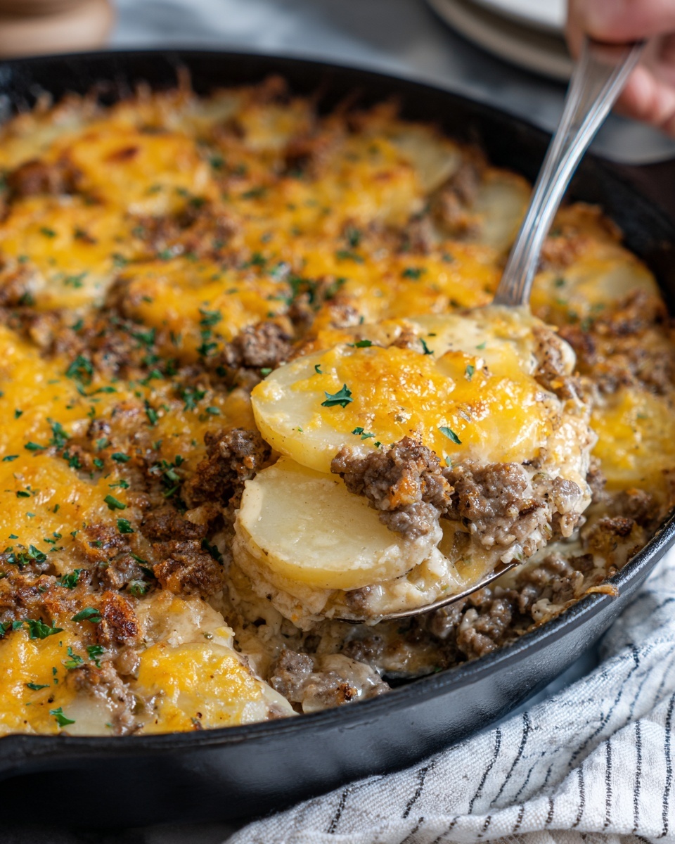 Hobo Casserole: A Cozy and Hearty Layered Comfort Meal Recipe - Recipe Image