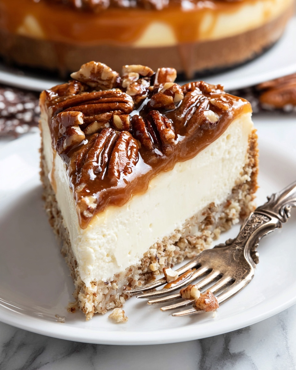Pecan Pie Cheesecake Recipe - Recipe Image