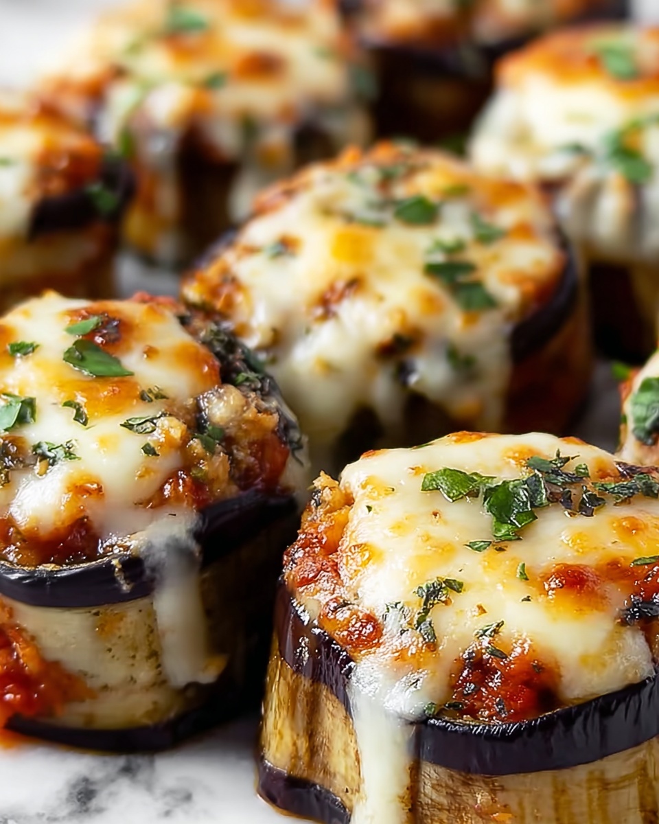 Cheesy Eggplant Rolls Recipe - Recipe Image