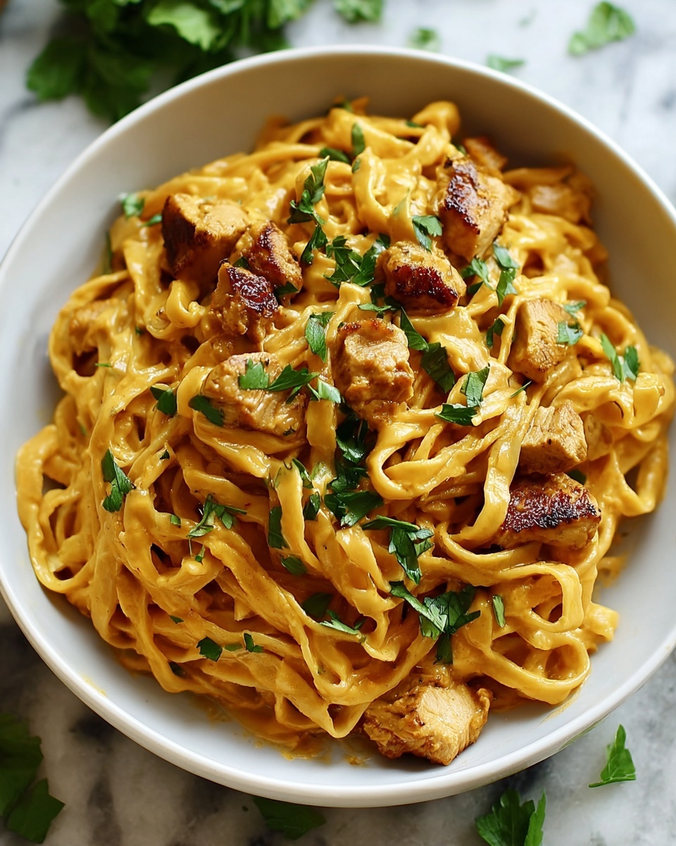 Cowboy Butter Chicken Linguine Recipe - Recipe Image