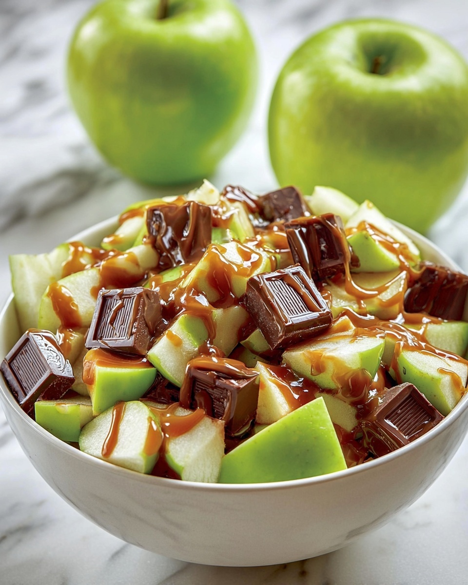 Snicker Apple Salad Dessert Recipe - Recipe Image
