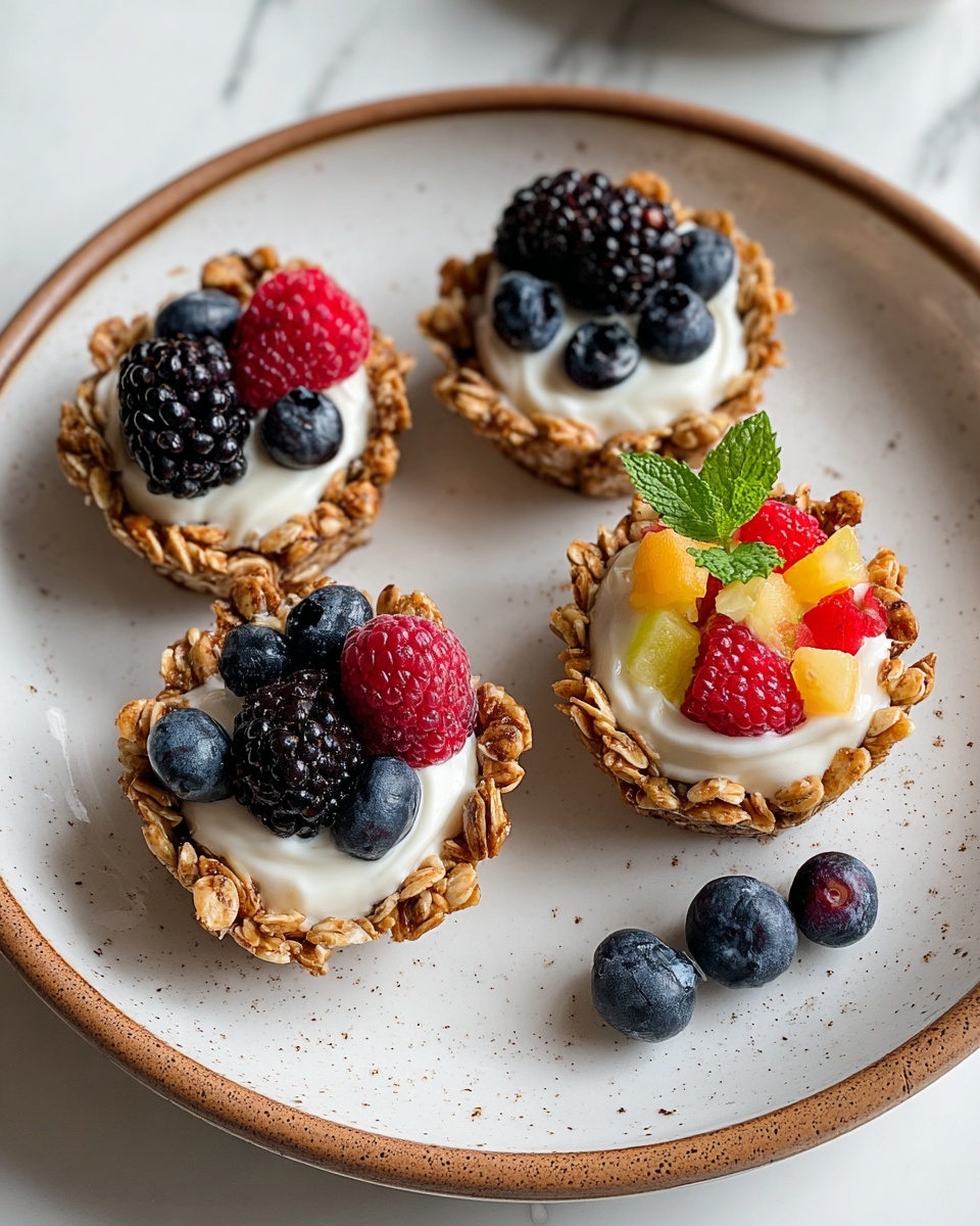 Breakfast Granola Cups Recipe - Recipe Image