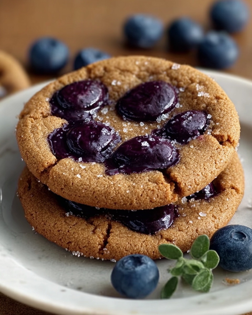 Blueberry Jammy Cookies Recipe - Recipe Image