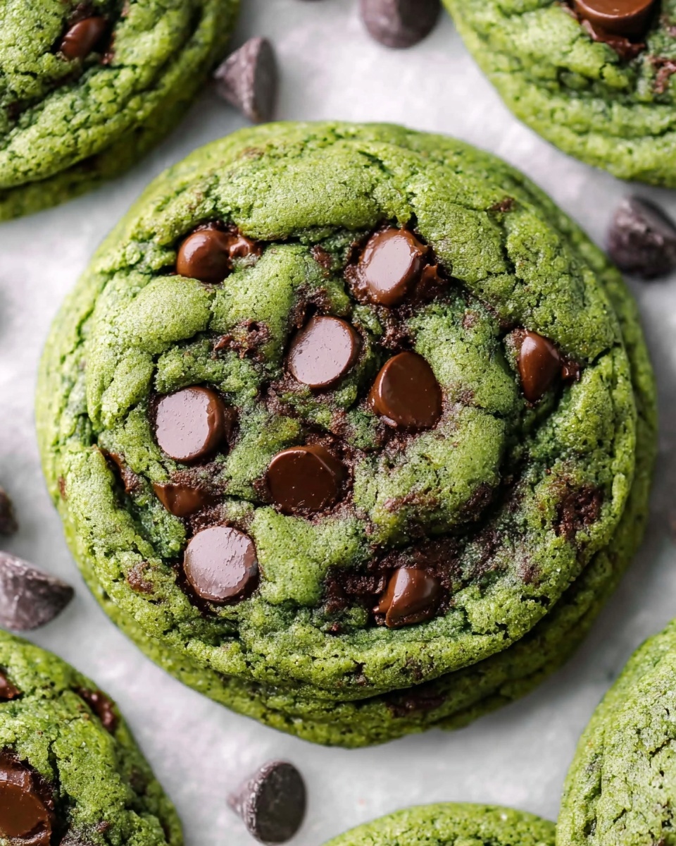 Matcha Chocolate Chip Cookies Recipe - Recipe Image