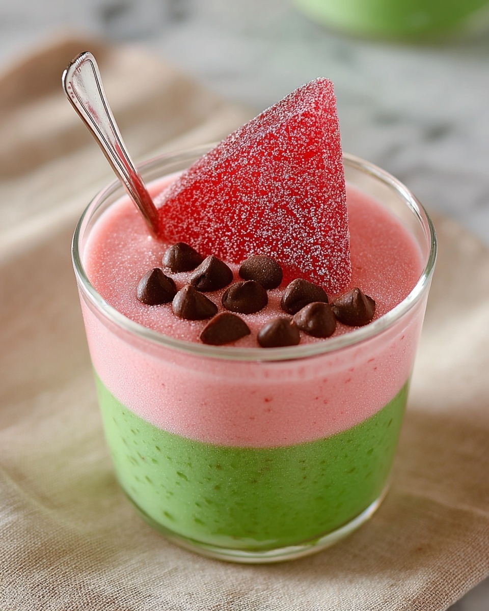 Watermelon Pudding Cups: A Refreshing Summer Treat Recipe - Recipe Image