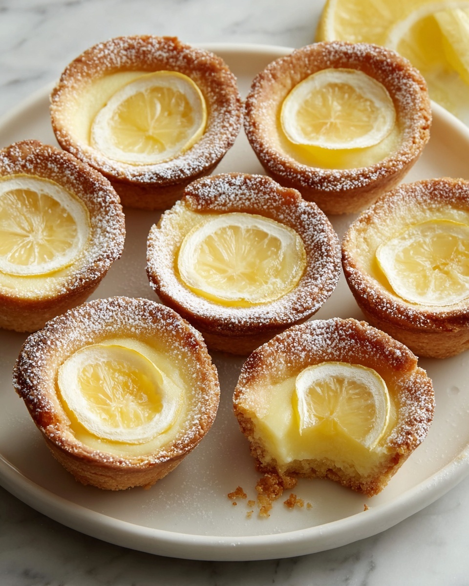 Mouthwatering Lemon Bar Cookie Cups Recipe - Recipe Image