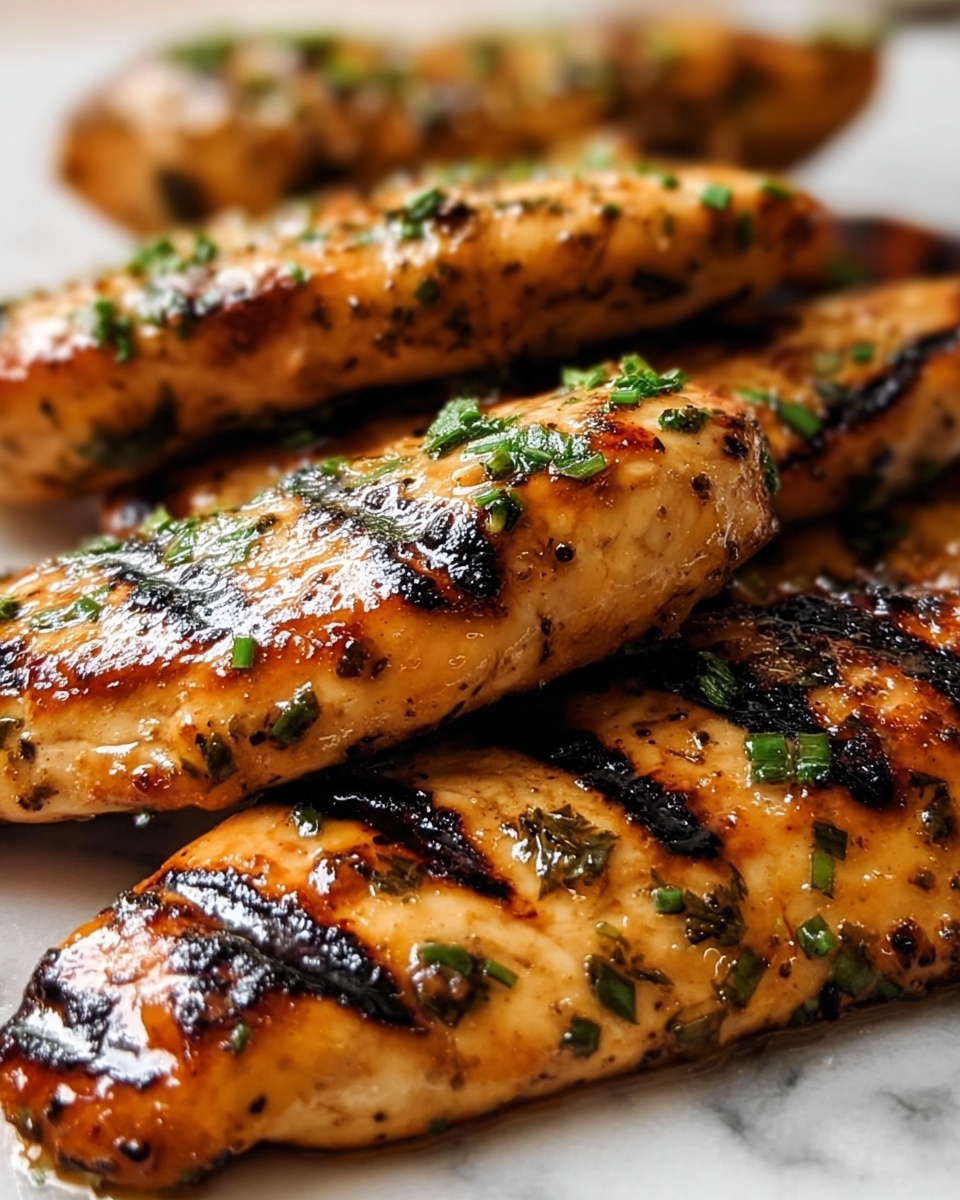 Greek-Style Grilled Chicken Tenders Recipe - Recipe Image