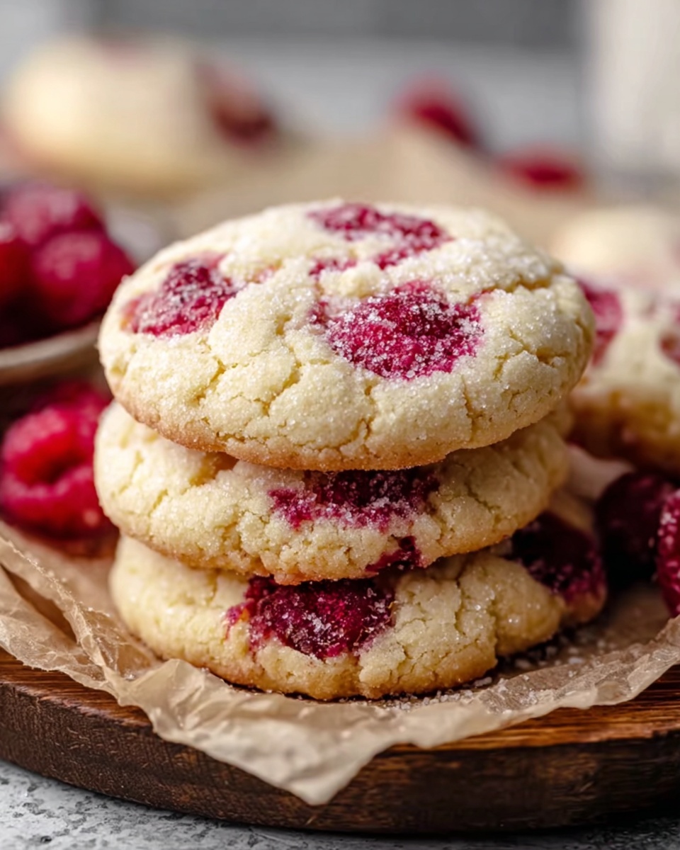 Soft and Chewy Raspberry Sugar Cookies Recipe - Recipe Image