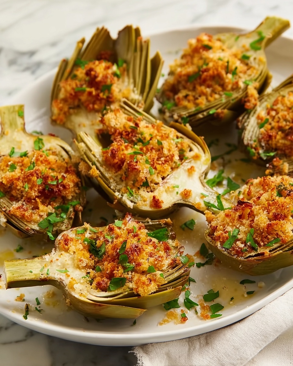 Crispy Parmesan Artichoke Hearts Recipe - Recipe Image