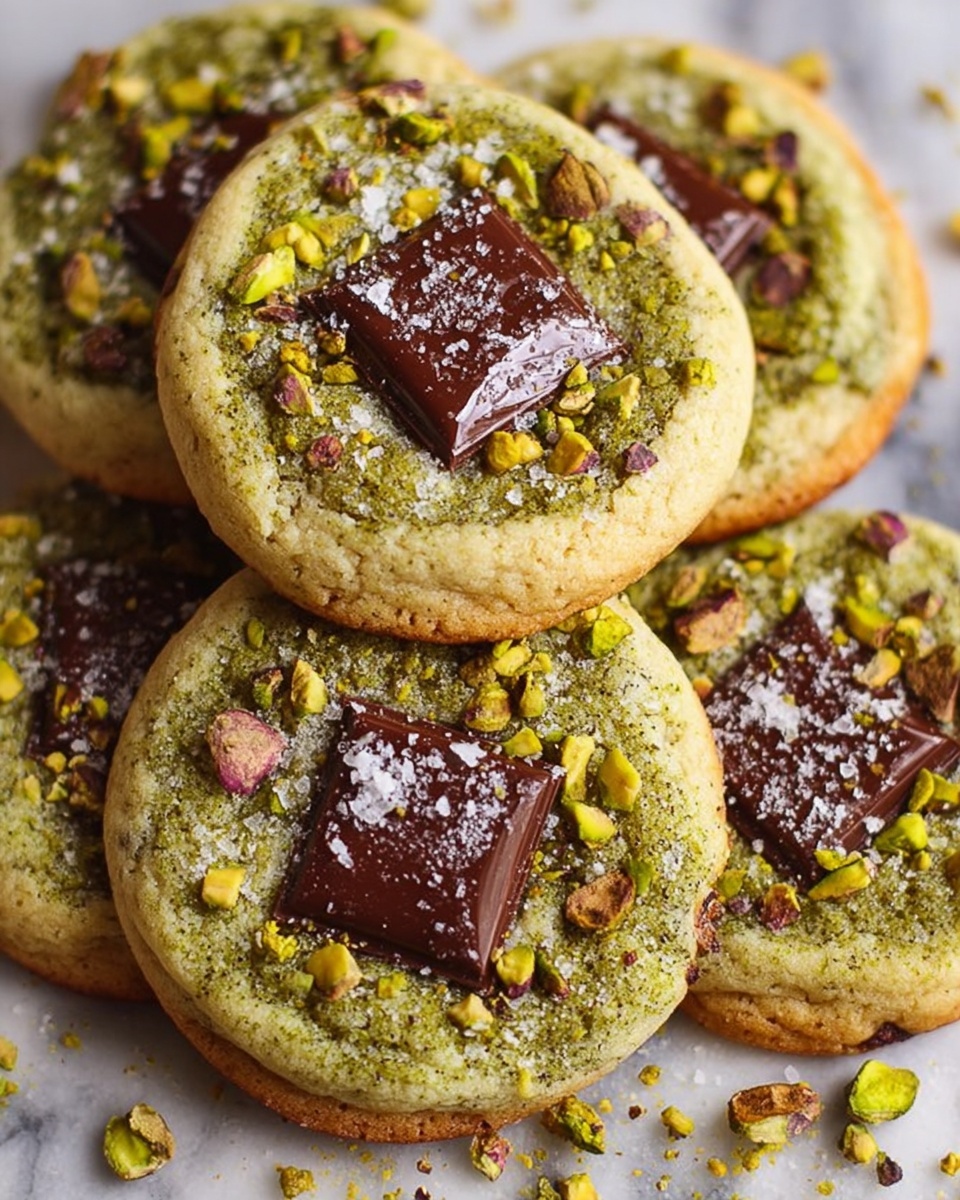 Pistachio Chocolate Chunk Cookies: The Ultimate Deliciousness Recipe - Recipe Image