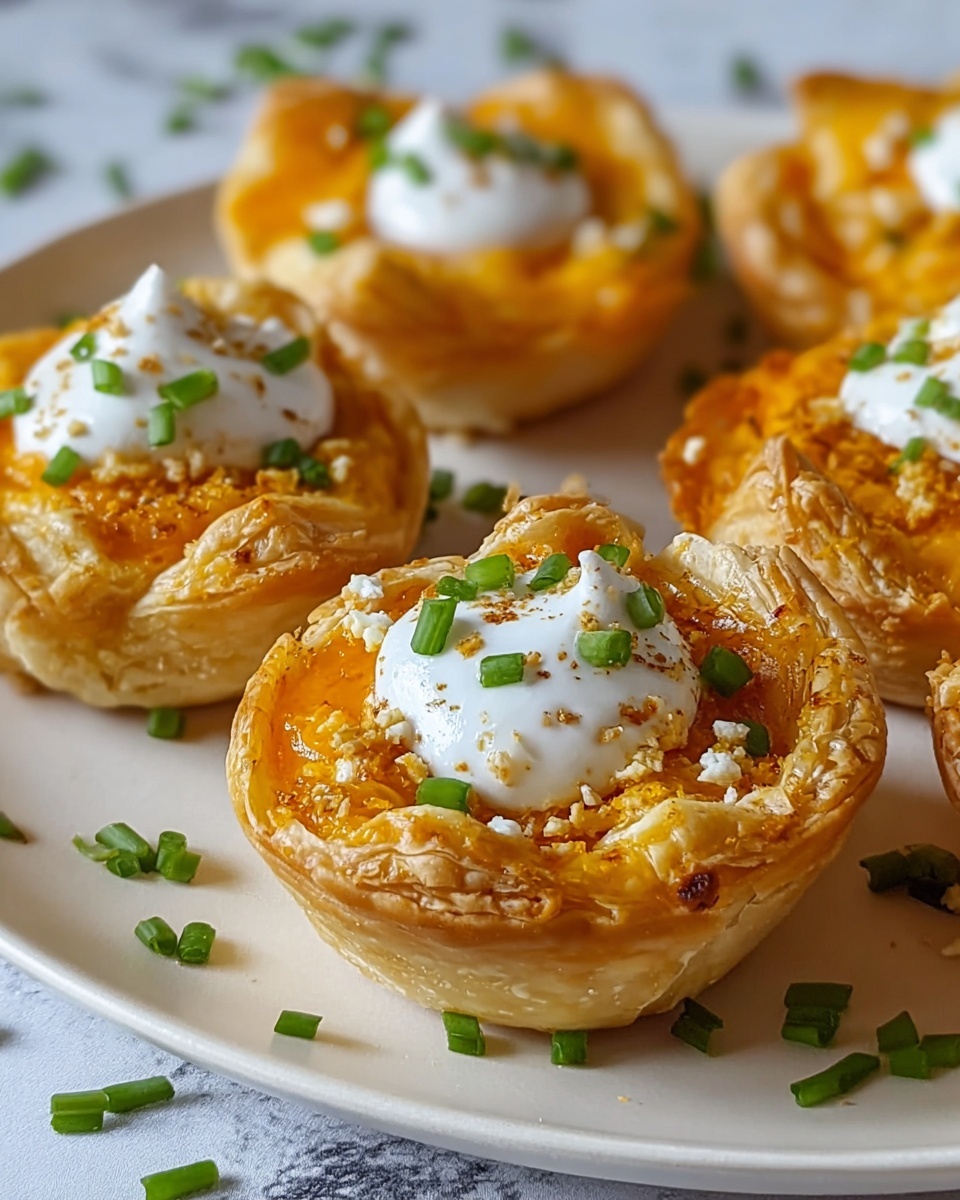 Buffalo Chicken Roll-Ups: A Spicy and Creamy Appetizer Delight Recipe - Recipe Image