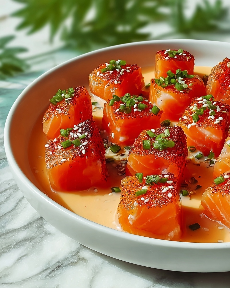 Crispy Spicy Salmon Bites Recipe - Recipe Image