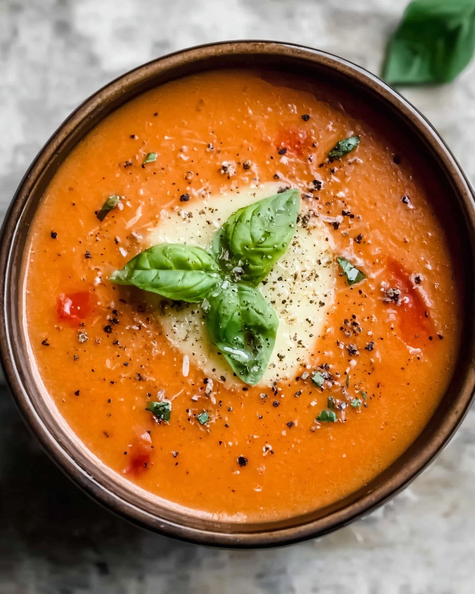 Tomato Basil Parmesan Soup Recipe - Recipe Image