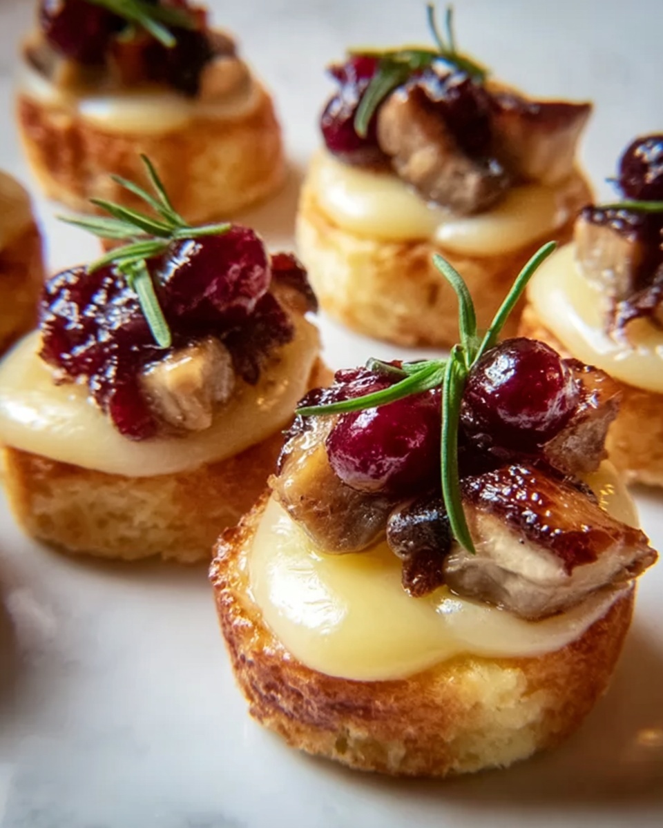 Cranberry Brie Bites Recipe - Recipe Image