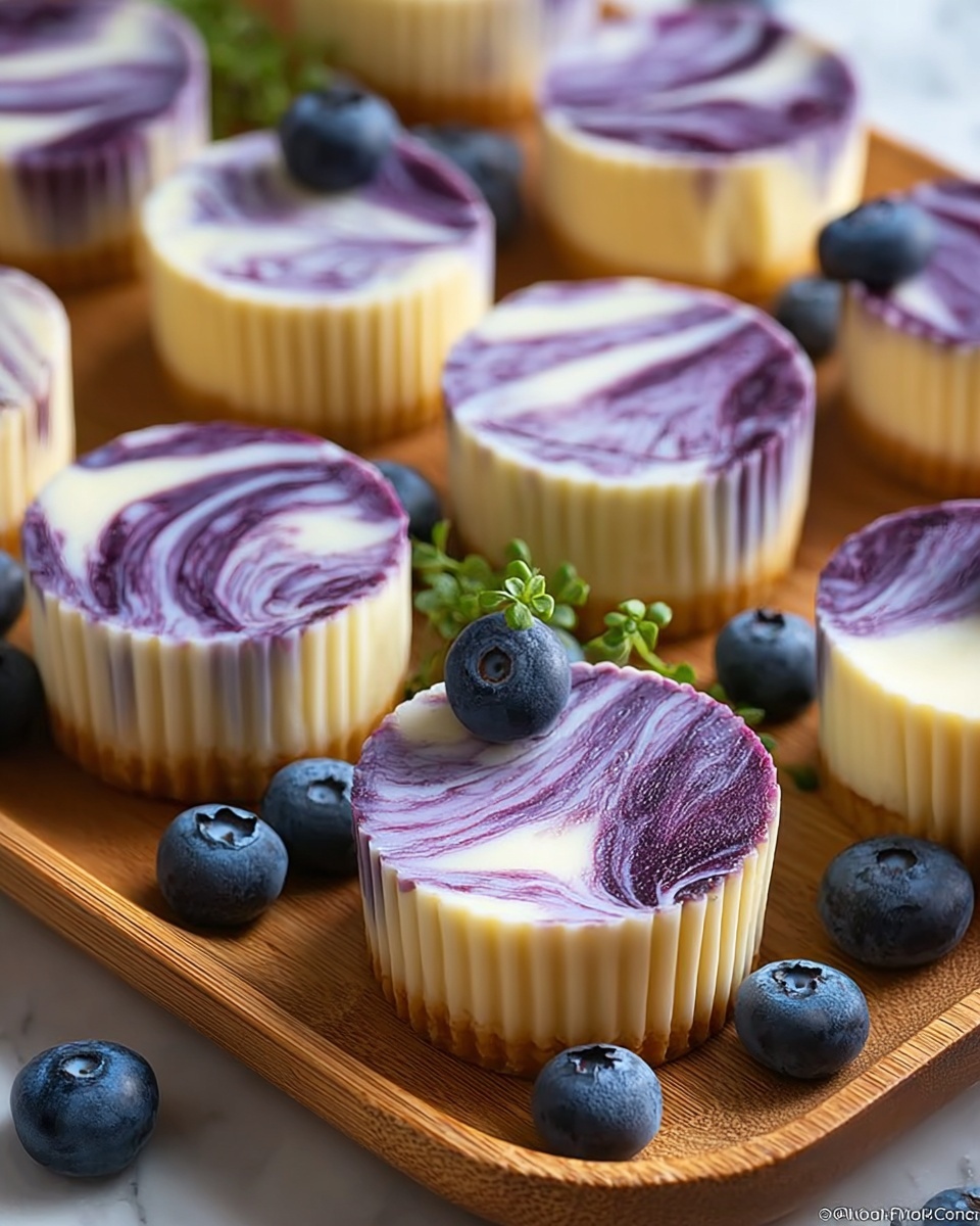 Blueberry Swirl Yogurt Bites Recipe - Recipe Image