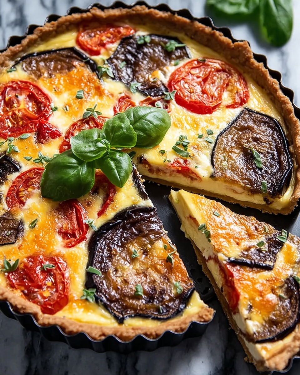 Roasted Ratatouille Quiche Recipe - Recipe Image