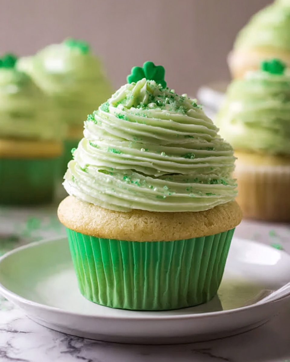 Shamrock Cupcakes Recipe - Recipe Image