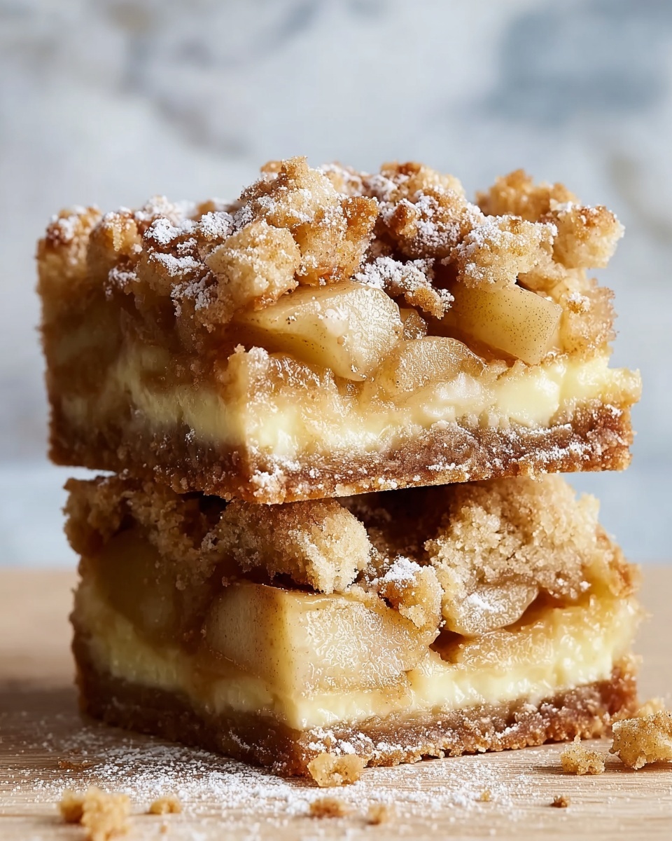 Gluten Free Apple Cheesecake Bars Recipe - Recipe Image