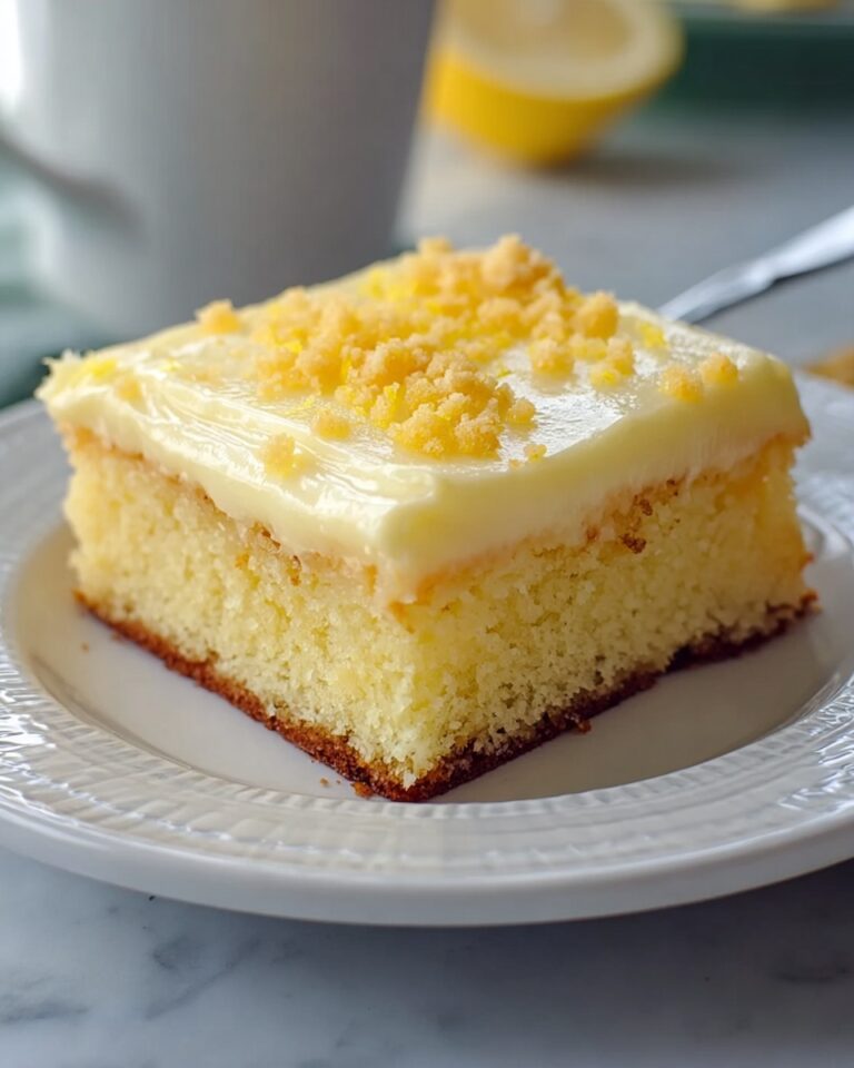 Lemon Cream Cheese Coffee Cake Recipe