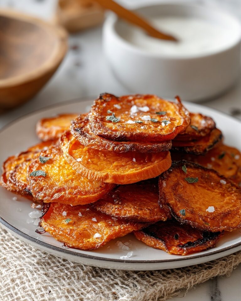 Crispy Smashed Sweet Potatoes with Garlic Yogurt Dipping Sauce Recipe