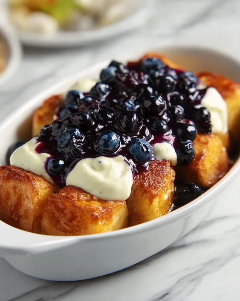 Blueberry Cream Cheese French Toast Casserole Recipe