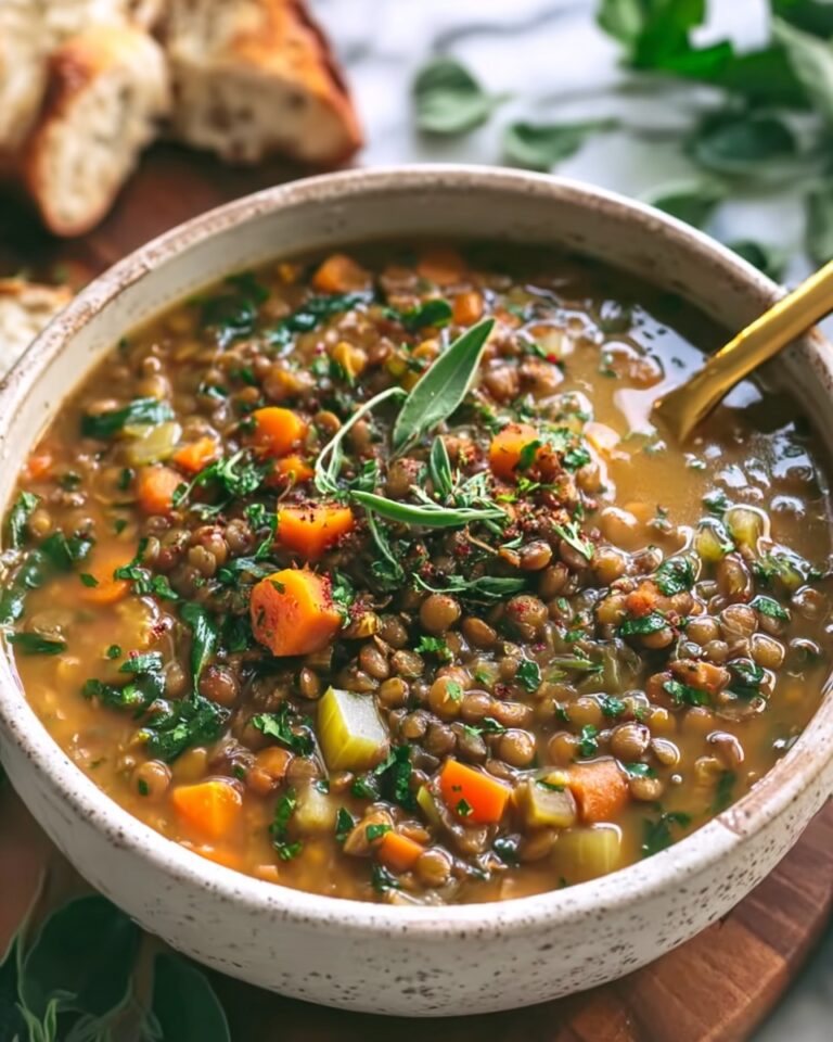 Veggie-Loaded Lentil Soup Recipe