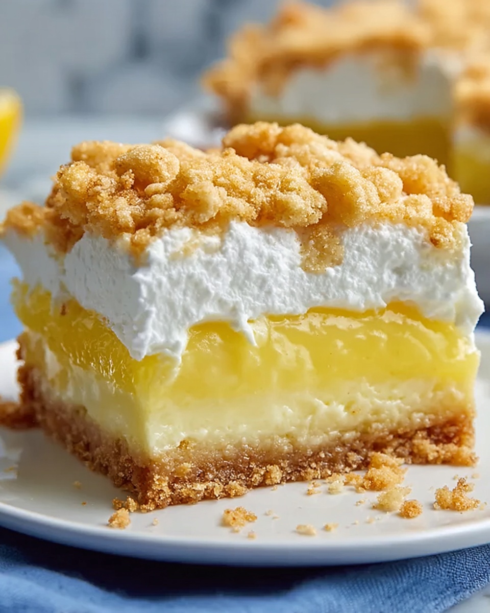 Lemon Cream Cheese Dump Cake Recipe - Recipe Image