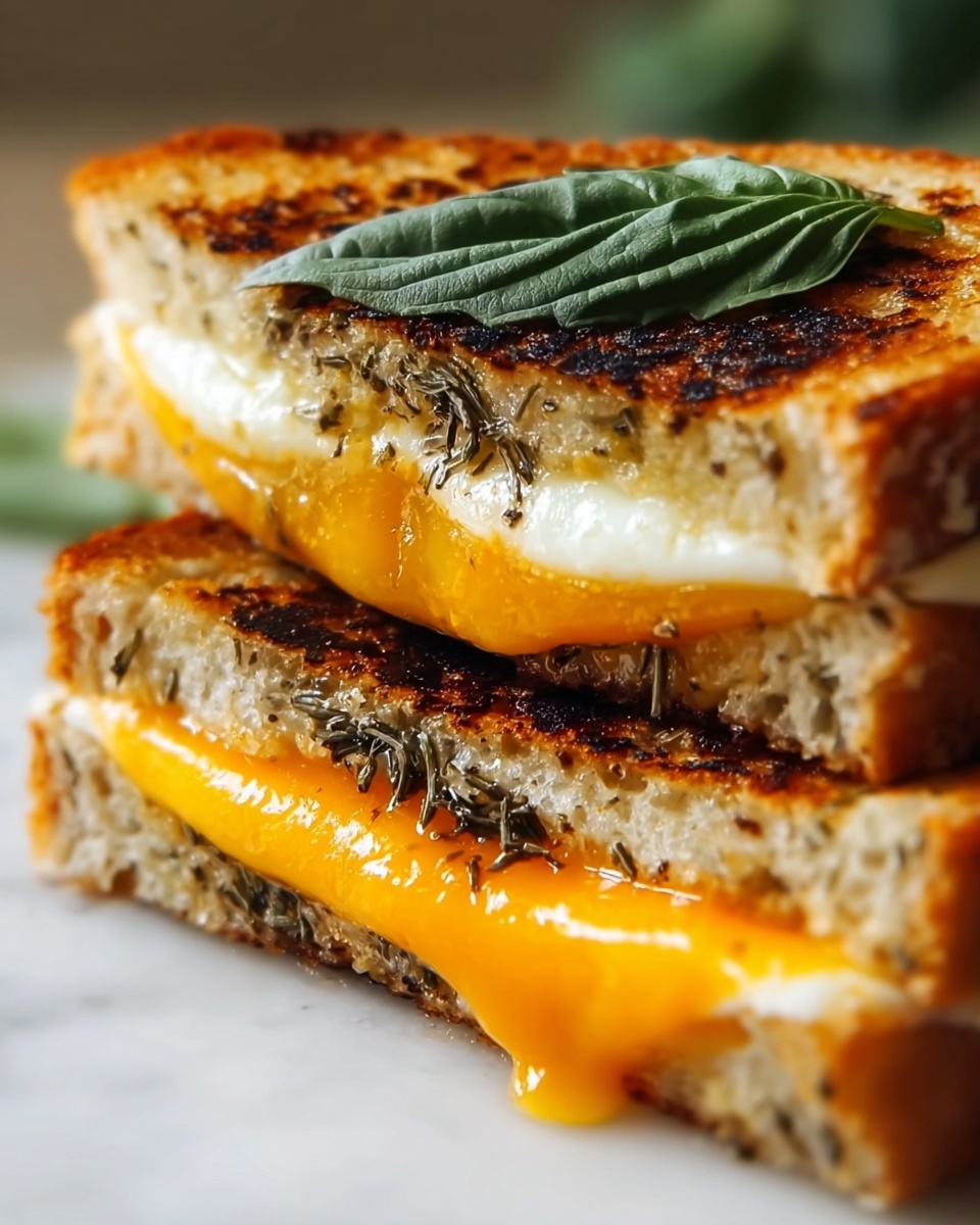 Honey Peach White Cheddar Grilled Cheese Recipe - Recipe Image