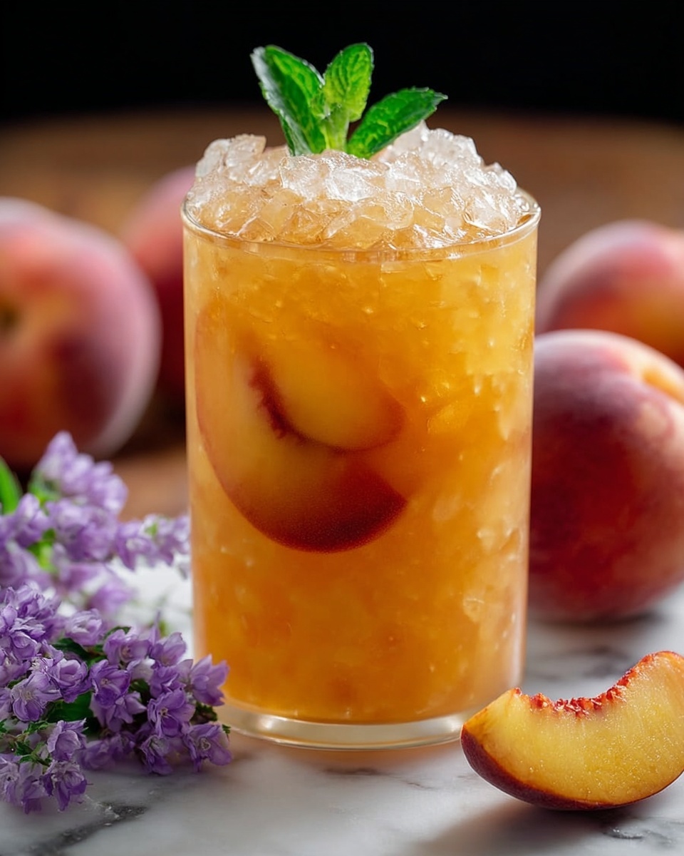 Easy Peach Tea: The Perfect Refreshing Summer Drink Recipe - Recipe Image