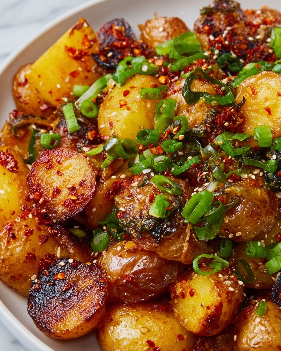 Crispy Gochujang Potato Salad Recipe - Recipe Image