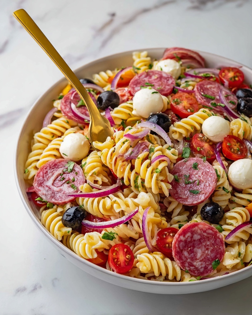 Italian Pasta Salad Recipe - Recipe Image