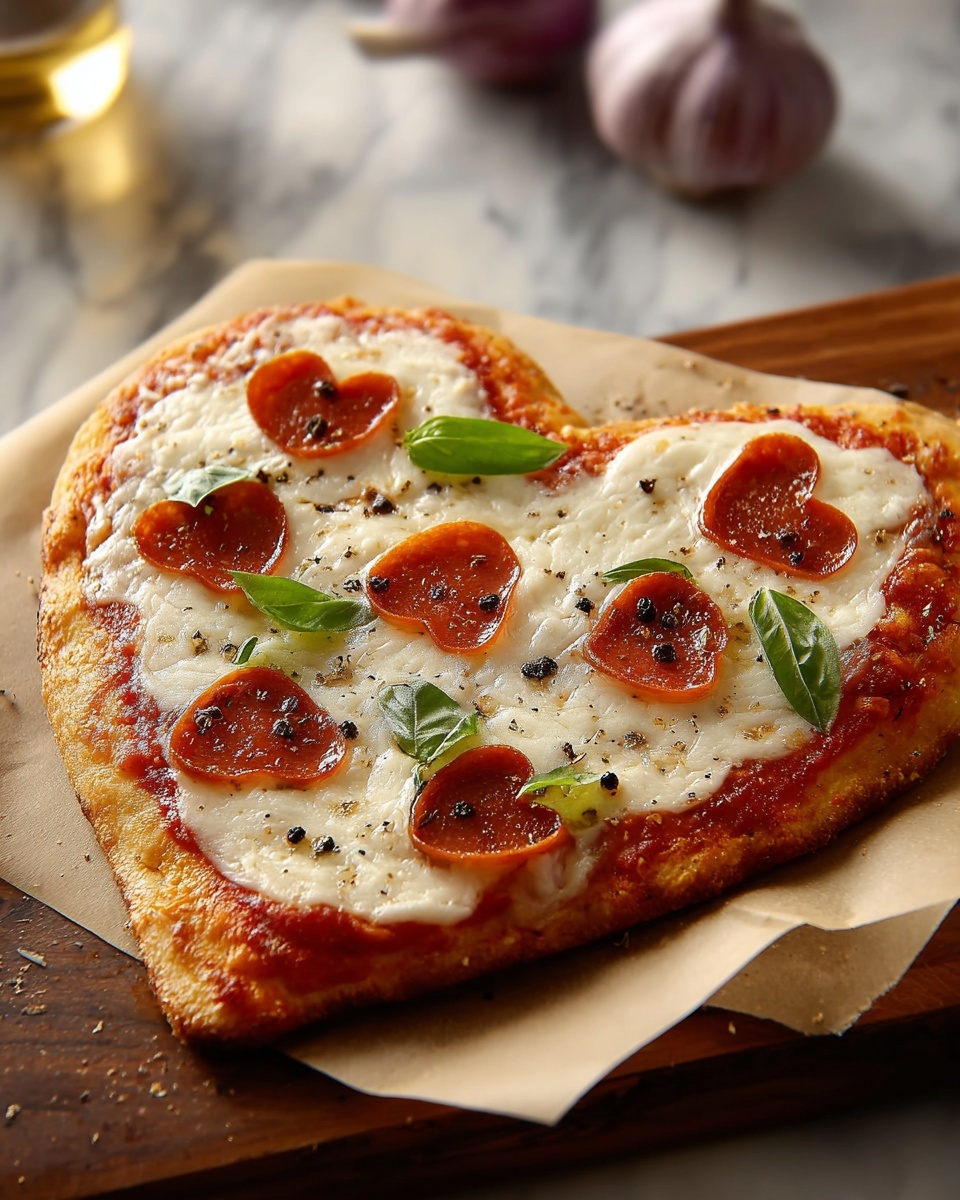 How to Make Heart-Shaped Pizza for Your Loved Ones Recipe - Recipe Image