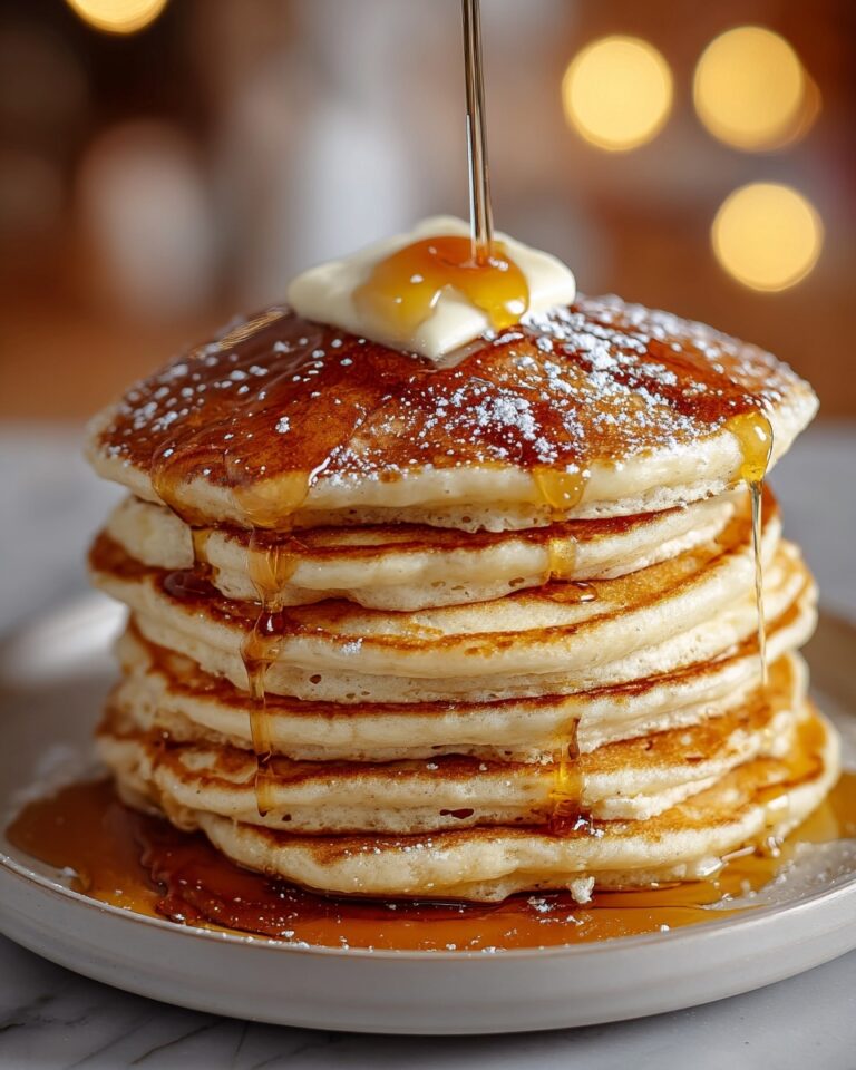 Homemade Fluffy Pancakes Recipe