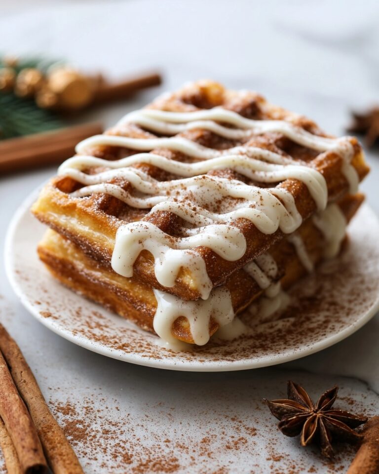 Churro Cinnamon Sugar French Toast with Cream Cheese Icing Recipe
