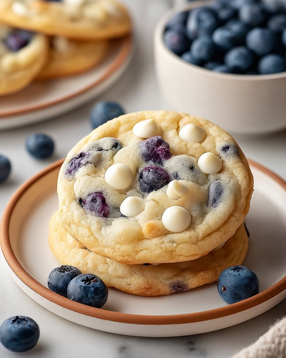 Blueberry White Chocolate Chip Cookies: The Ultimate Recipe - Recipe Image